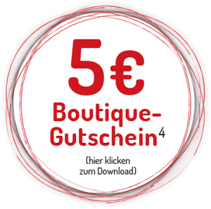 5€ Boutique-Gutschein