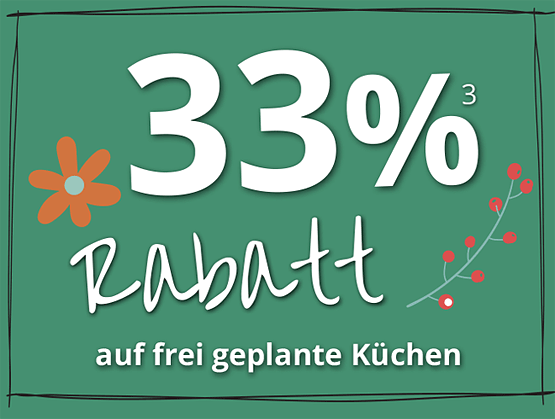 Jetzt gibt's 33% Rabatt auf frei geplante Küchen (3)