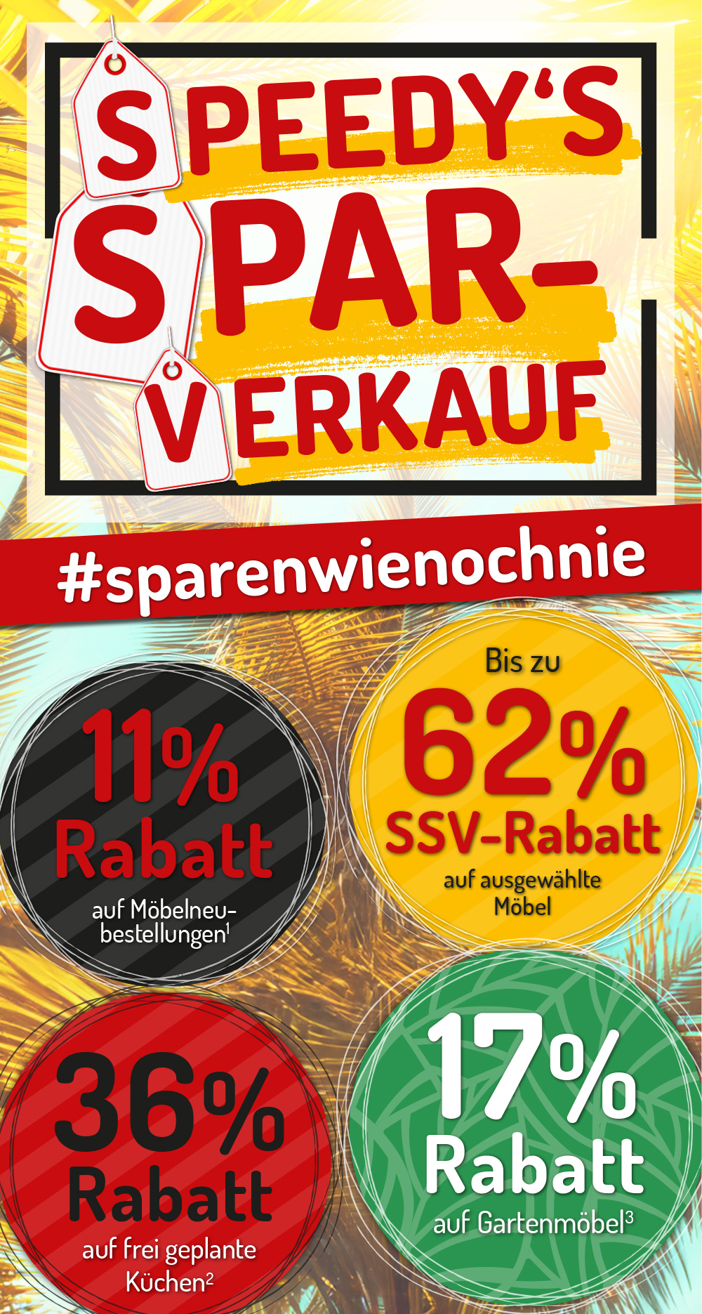 speedys Sparverkauf in Kirchheim: bis zu 62% SSV-Rabatt auf ausgewählte Möbel